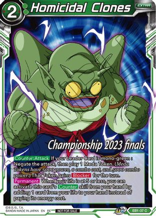 Homicidal Clones (2023 Championship Finals Celebration Pack) (EB1-37) [Tournament Promotion Cards]