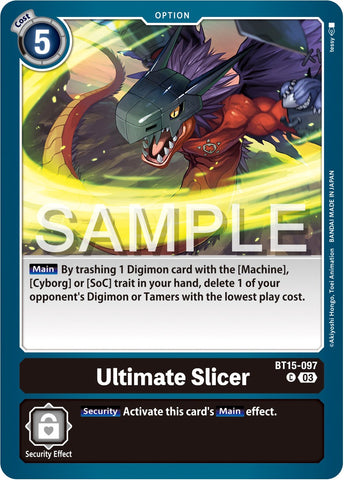 Ultimate Slicer [BT15-097] [Exceed Apocalypse]