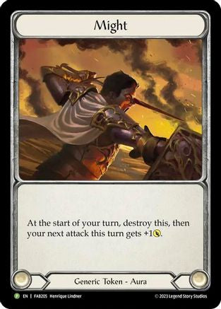 Might [FAB205] (Heavy Hitters Betsy Blitz Deck)  Cold Foil
