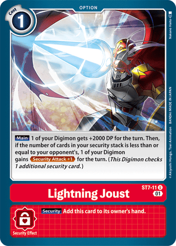 Lightning Joust [ST7-11] [Starter Deck: Gallantmon]