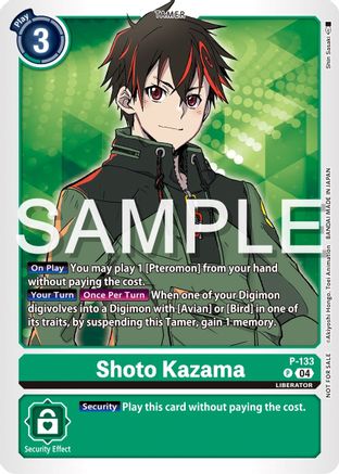 Shoto Kazama [P-133] [Promotional Cards]