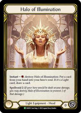 Halo of Illumination (Golden) [FAB103] (Promo)  Cold Foil