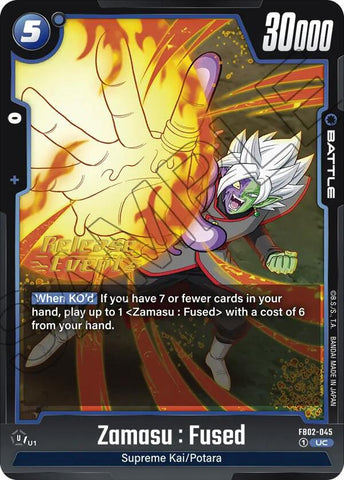 Zamasu : Fused (FB02-045) [Blazing Aura Pre-Release Cards]