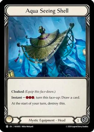 Aqua Seeing Shell [NUU003] (Part the Mistveil Nuu Blitz Deck)