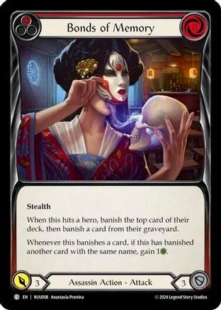 Bonds of Memory (Red) [NUU008] (Part the Mistveil Nuu Blitz Deck)