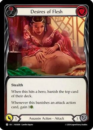 Desires of Flesh (Red) [NUU009] (Part the Mistveil Nuu Blitz Deck)