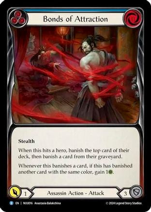 Bonds of Attraction (Blue) [NUU016] (Part the Mistveil Nuu Blitz Deck)