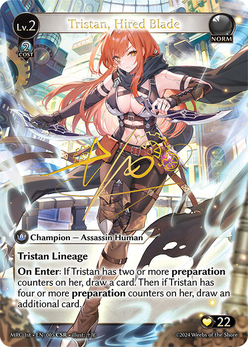 Tristan, Hired Blade (CSR) (005) [Mercurial Heart]