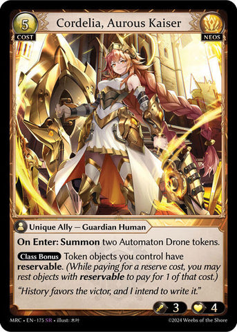 Cordelia, Aurous Kaiser (175) [Mercurial Heart]