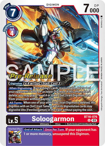 Soloogarmon [BT16-076] [Beginning Observer Pre-Release Promos]