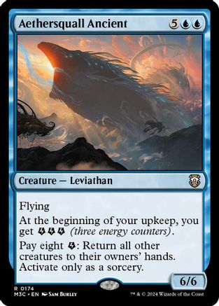 Aethersquall Ancient (Ripple Foil) (M3C-174) - Modern Horizons 3 Commander Foil