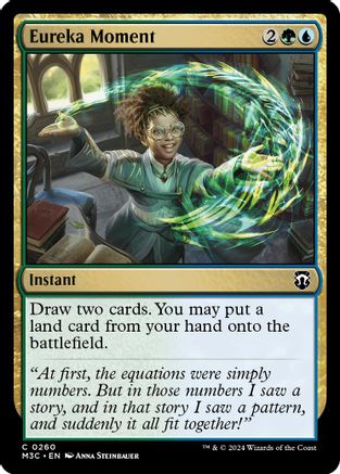 Eureka Moment (Ripple Foil) (M3C-260) - Modern Horizons 3 Commander Foil