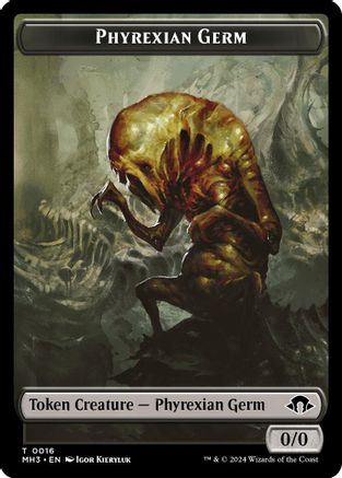 Phyrexian Germ // Rat Double-Sided Token [Modern Horizons 3 Tokens]