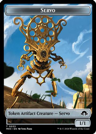 Servo // Thoper Double-Sided Token [Modern Horizons 3 Tokens]