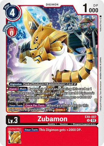 Zubamon [EX6-007] [Infernal Ascension]