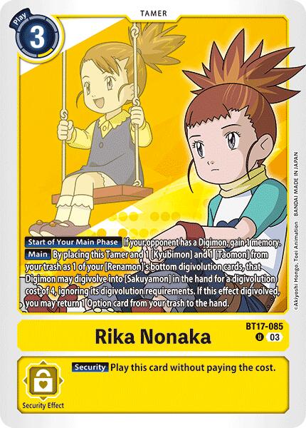 Rika Nonaka [BT17-085] [Secret Crisis]