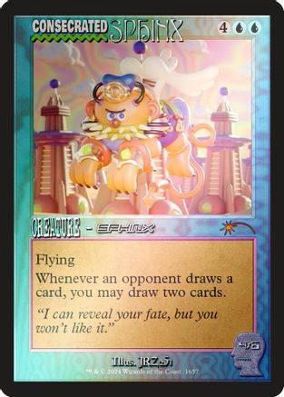 Consecrated Sphinx (1657) (Rainbow Foil) [Secret Lair Drop Series]