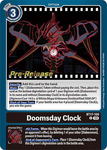 Doomsday Clock [BT17-100] [Secret Crisis Pre-Release Cards]