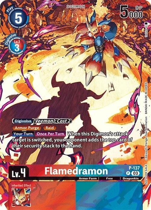 Flamedramon [P-137] (Update Pack 2024) [Secret Crisis]