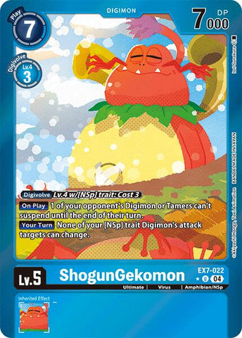 ShogunGekomon [EX7-022] (Foil) [Digimon LIBERATOR]