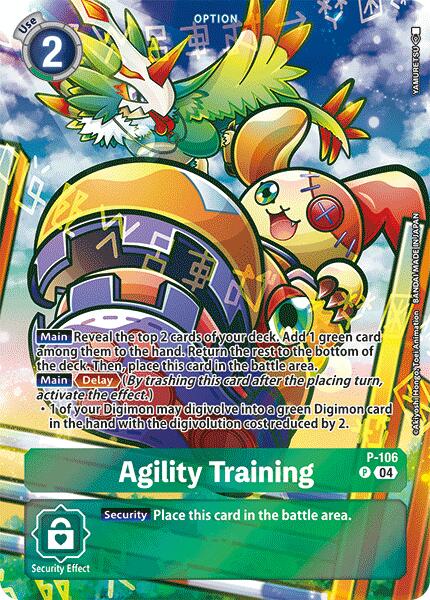 Agility Training [P-106] (Starter Deck 19 Exclusive) [Starter Deck: Fable Waltz Promos]