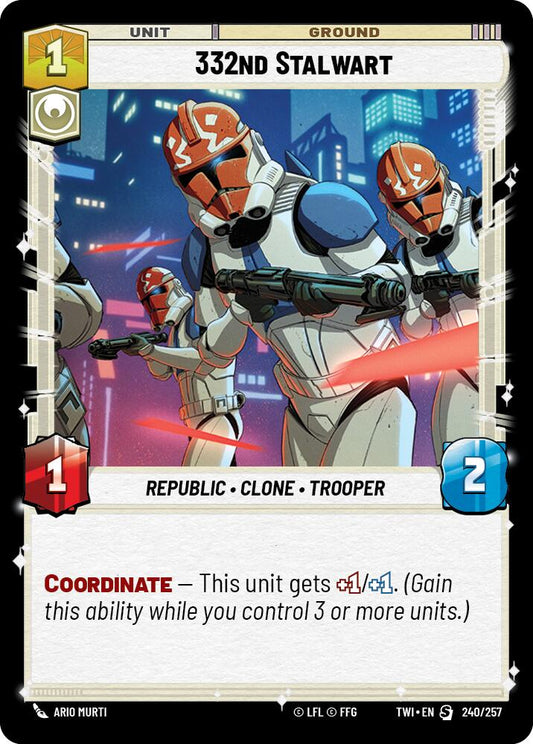 332nd Stalwart (240/257) (240/257) [Twilight of the Republic]
