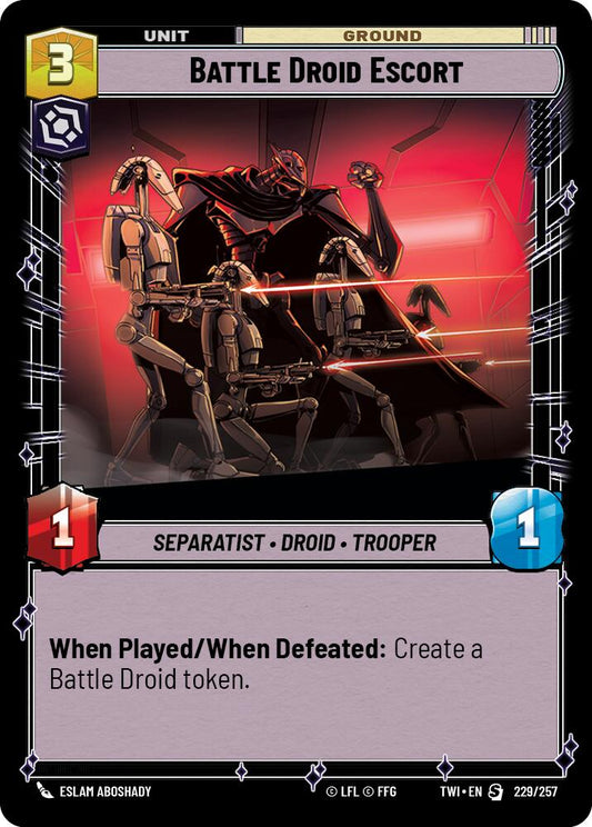 Battle Droid Escort (229/257) (229/257) [Twilight of the Republic]
