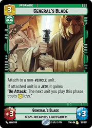 General's Blade (121/257) [Twilight of the Republic]