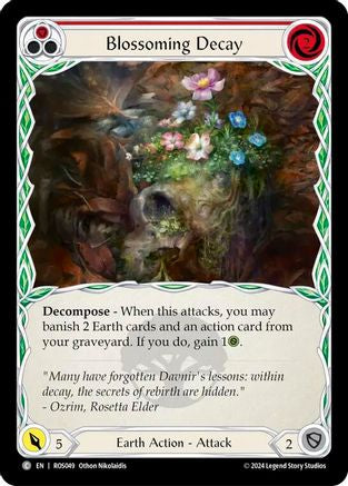 Blossoming Decay (Red) [ROS049] (Rosetta)  Rainbow Foil