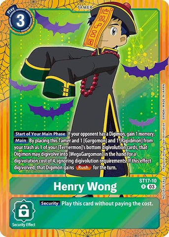 Henry Wong [ST17-10] (Halloween Event 2024) [Starter Deck: Double Typhoon Advanced Deck Set]