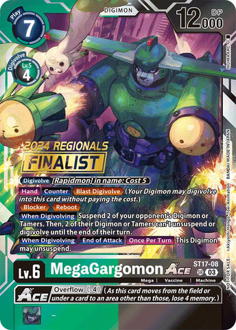 MegaGargomon ACE [ST17-08] (2024 Regionals Finalist) [Starter Deck: Double Typhoon Advanced Deck Set]