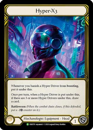 Hyper-X3 [FAB170] (Promo)  Cold Foil