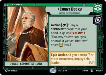 Count Dooku - Face of the Confederacy (005/257) [Twilight of the Republic]