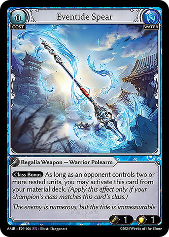 Eventide Spear (026) [Mortal Ambition]