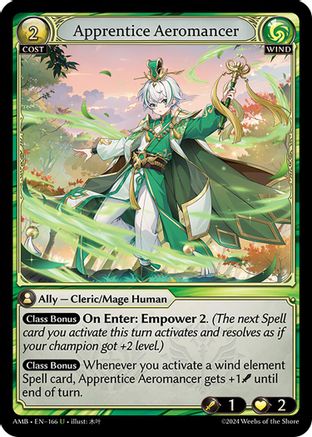 Apprentice Aeromancer (166) [Mortal Ambition]