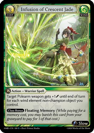 Infusion of Crescent Jade (180) [Mortal Ambition]