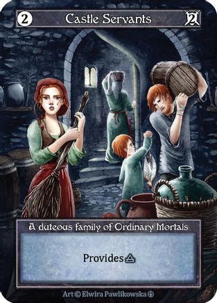 Castle Servants (Foil)  - Arthurian Legends Foil