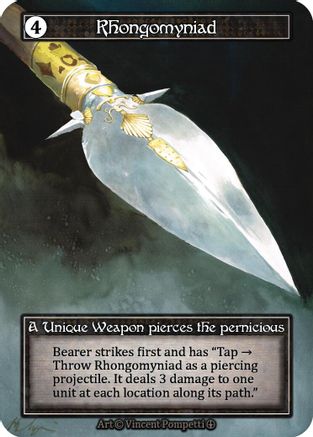 Rhongomyniad (Foil)  - Arthurian Legends Foil