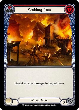 Scalding Rain (Red) [1HK010] (Historic Pack 1 Blitz Deck: Kano)