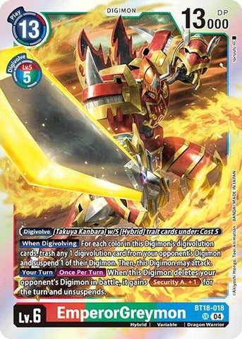 EmperorGreymon [BT18-018] [Release Special Booster Ver.2.0]