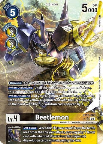 Beetlemon [BT18-063] (Alternate Art) [Release Special Booster Ver.2.0]