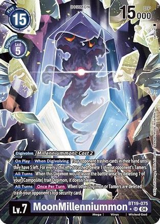 MoonMillenniummon [BT19-075] (Alternate Art) [Release Special Booster Ver.2.0]