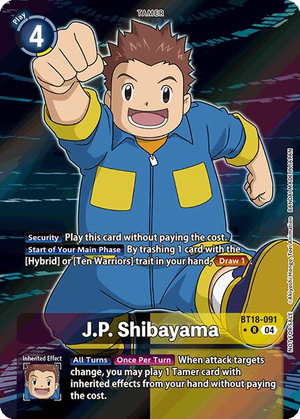 J.P. Shibayama [BT18-091] (Release Special Booster Ver.2.0: Box Promotion Pack) [Release Special Booster Ver.2.0]