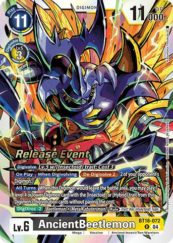 AncientBeetlemon [BT18-072] [Release Special Booster Ver.2.0 Pre-Release Cards]