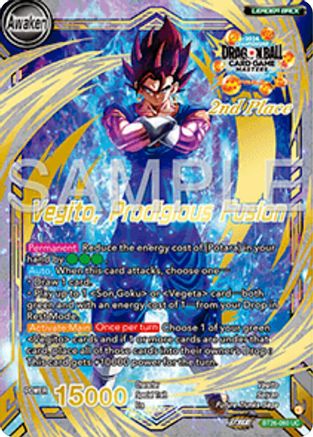 Son Goku & Vegeta // Vegito, Prodigious Fusion (2nd Place) (BT26-060) [Tournament Promotion Cards]