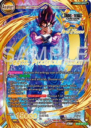 Son Goku & Vegeta // Vegito, Prodigious Fusion (3rd Place) (BT26-060) [Tournament Promotion Cards]