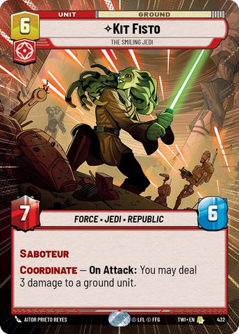 Kit Fisto - The Smiling Jedi (432) (Hyperspace) (432) [Twilight of the Republic]