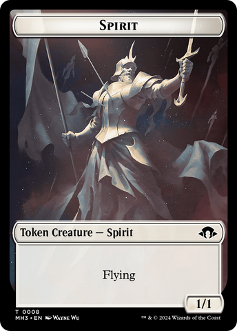 Servo // Spirit (0008) Double-Sided Token [Modern Horizons 3 Tokens]