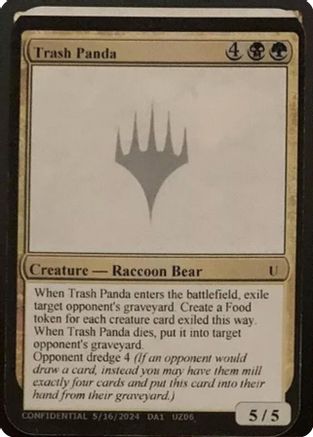 Trash Panda [Unknown Event]
