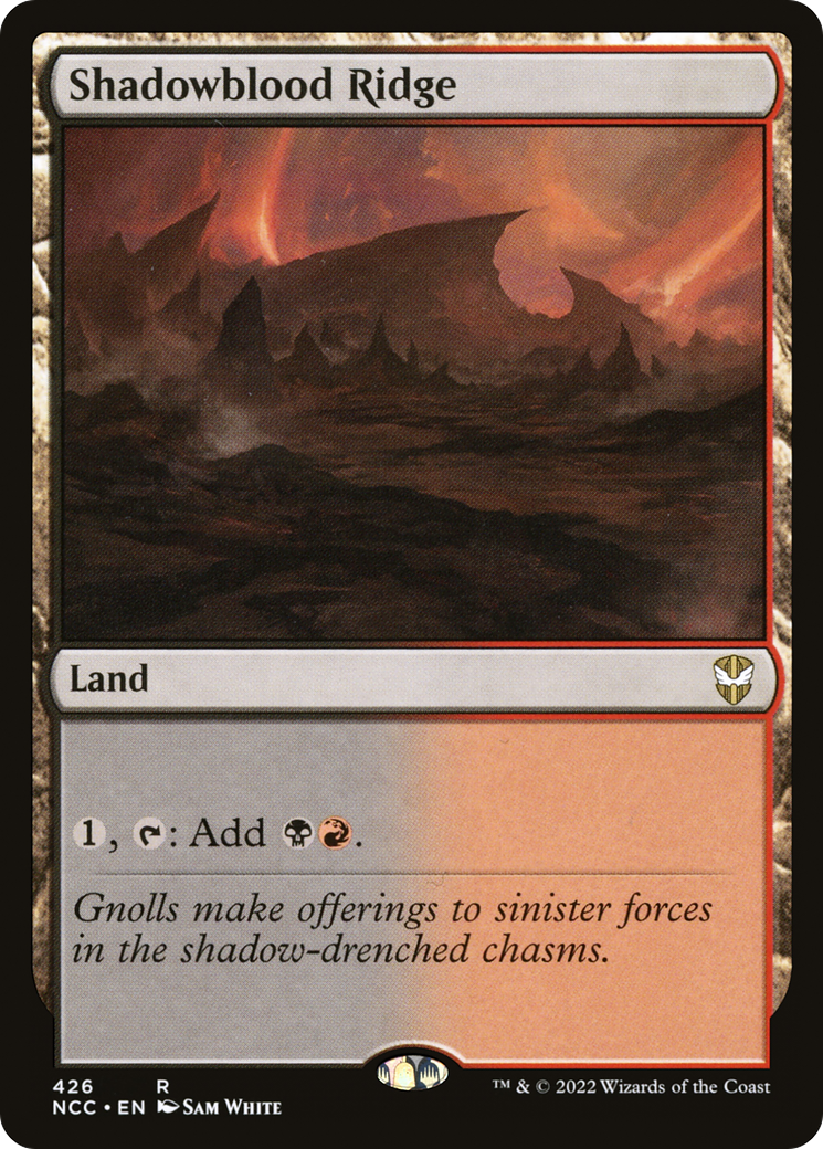 Shadowblood Ridge [Streets of New Capenna Commander]